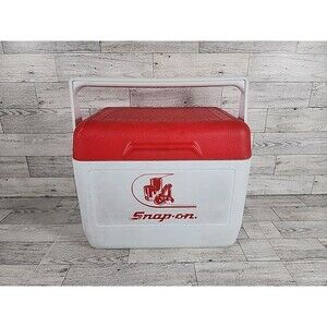 Vintage Snap On Tools Lunch Cooler Box Model 1806 Gott Corp Made In USA 11x9x8"